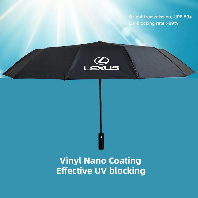 Car Interior Accessories Car Folding Umbrella Portable For Lexus GS IS LS500h ES260 ES300h RX350h NX260 UX260 LM LC RZ450e TX RC