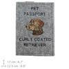 Curly Coated Retriever - Dog passport case, document case, gift for the traveller from the Art-Dog brand
