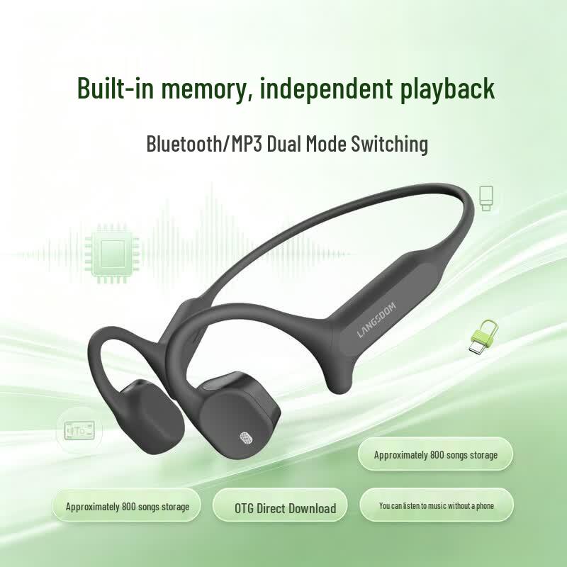 Lanston AirWave Max Open-Ear Sport Bluetooth Headset with AI Translation