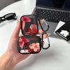 Cherry Flower Print Clear Earphone Cases Cover Case For Airpods 4 2 Pro2 Pro Pro3 3 1