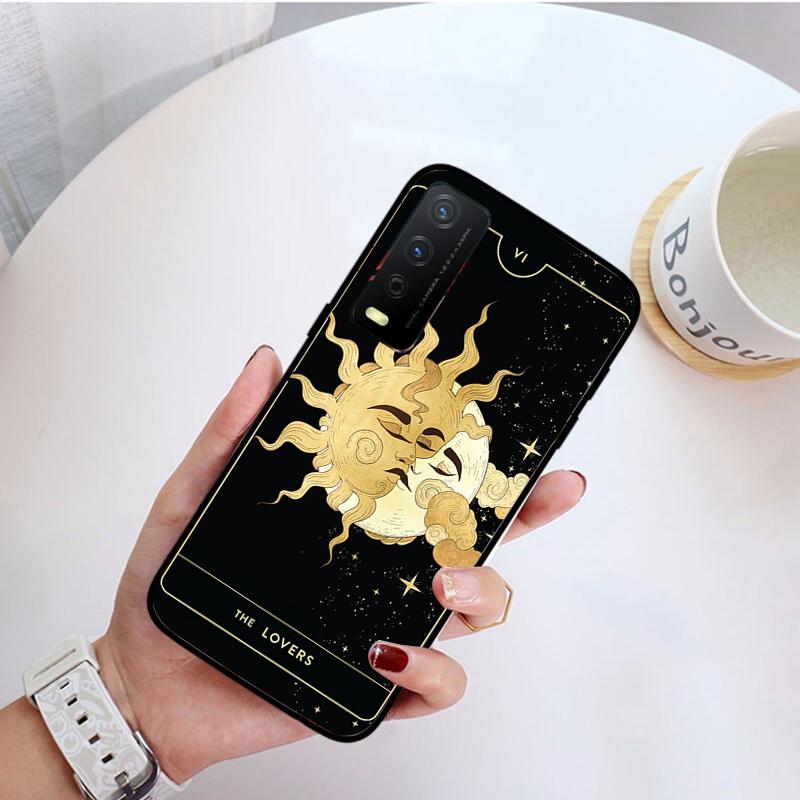 

Божественный женский чехол для телефона с Таро для VIVO Y31 Y21 Y70 Y21S Y20 Y72 1907 Y12 Y11S Y53S Y33S Y55 Y76 Y51 Y15S Y01 VIVO Y01