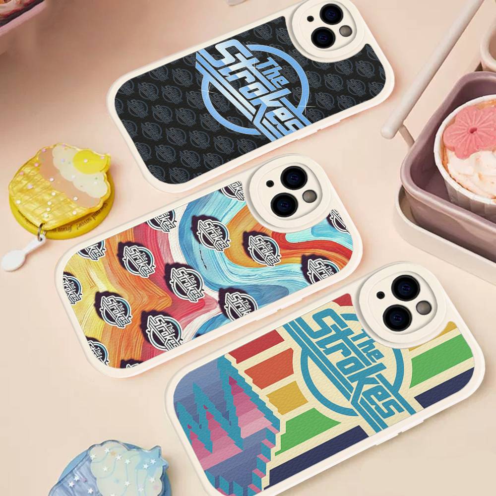 Rock Band The S-Strokes Phone Case For IPhone 11 12 13 14 15 16 Pro Max Plus Leather Cover