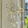 Natural Crystal Wind Bells Wind Chimes Sun Catcher Perfect Art Ornament Window Garden Hangings Ornaments Pendant