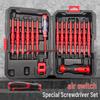 31-in-1 Insulated Magnetic Screwdriver Set with Anti-slip Handle - Electrician Grade Chrome Vanadium Steel