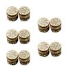 Metal Cord Locks 10pcs Adjustable Cord Stopper for Drawstring Adjustment on Pants and Hoodie Outdoor Clothing Accessory