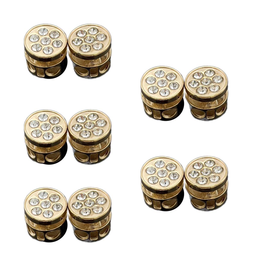 Metal Cord Locks 10pcs Adjustable Cord Stopper for Drawstring Adjustment on Pants and Hoodie Outdoor Clothing Accessory
