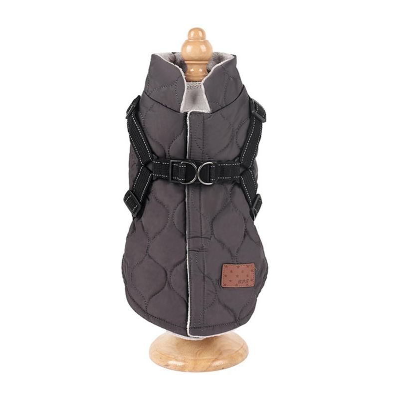 Dog Jackets Winter Warm Dog Clothes for Small Dog Stand Collar Pet Clothing Kitten Cat Windproof Jackets Hoodie Coat