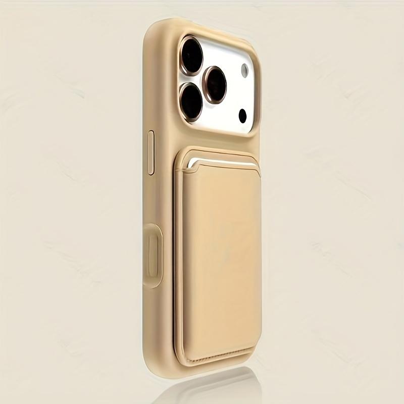 Luxus Flüssig Stoßfest Kartenhalter Handyhülle für IPhone 17 16 15 13 14 Pro Max Weiches Silikon Kartensteckplatz Geldbörse Schutzhülle