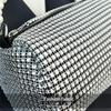 Fashion Rhinestone Shoulder Bag Pearl Chain Bag Phone Pouch Zipper Crossbody Bag Or Women Handbag