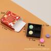Simulation Mini Food Play Doll House Ornament Mid-Autumn Festival Ice Skin Moon Cake Model 1:12 Miniature Supermarket Play House Toy