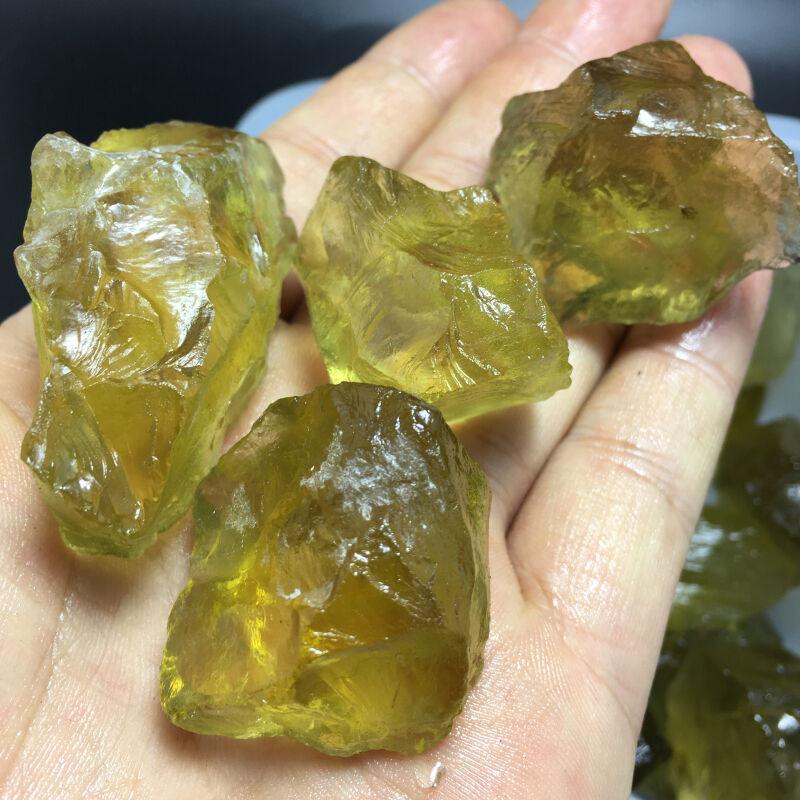 Beautiful 100g Brazils Natural Topaz Rough Mineral Crystal Specimens Decor Gift