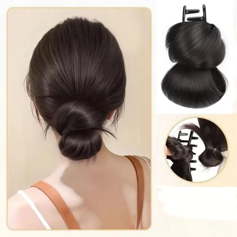 asf-0007 Hairpin Low Bun Hairstyle Partial Wig Hairstyle Bun Hairpin