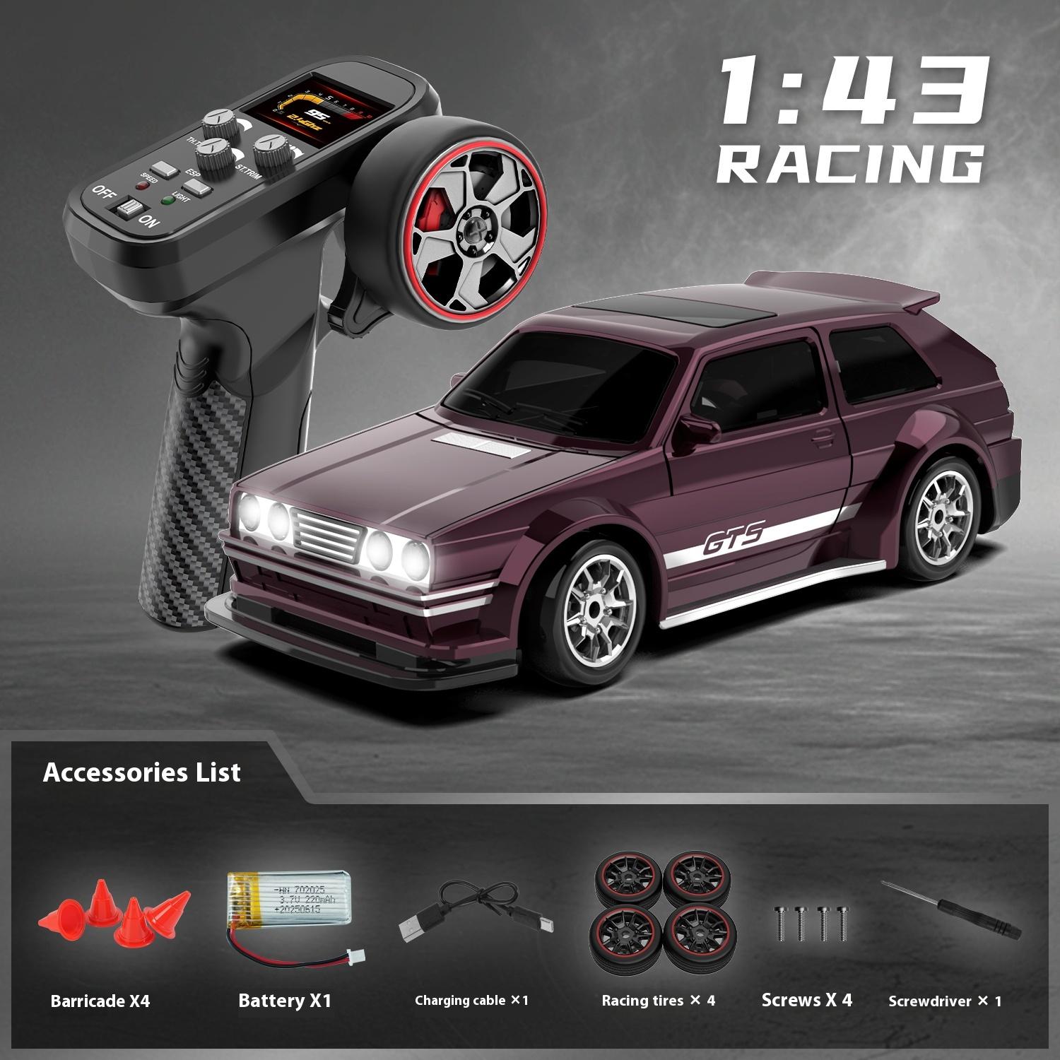 

Vortex Gear 1:43 Full Scale Remote Control Drift Car Rc Racing Classic Old Car With Gyroscope 4wd Entry Level Remote Control Car красный