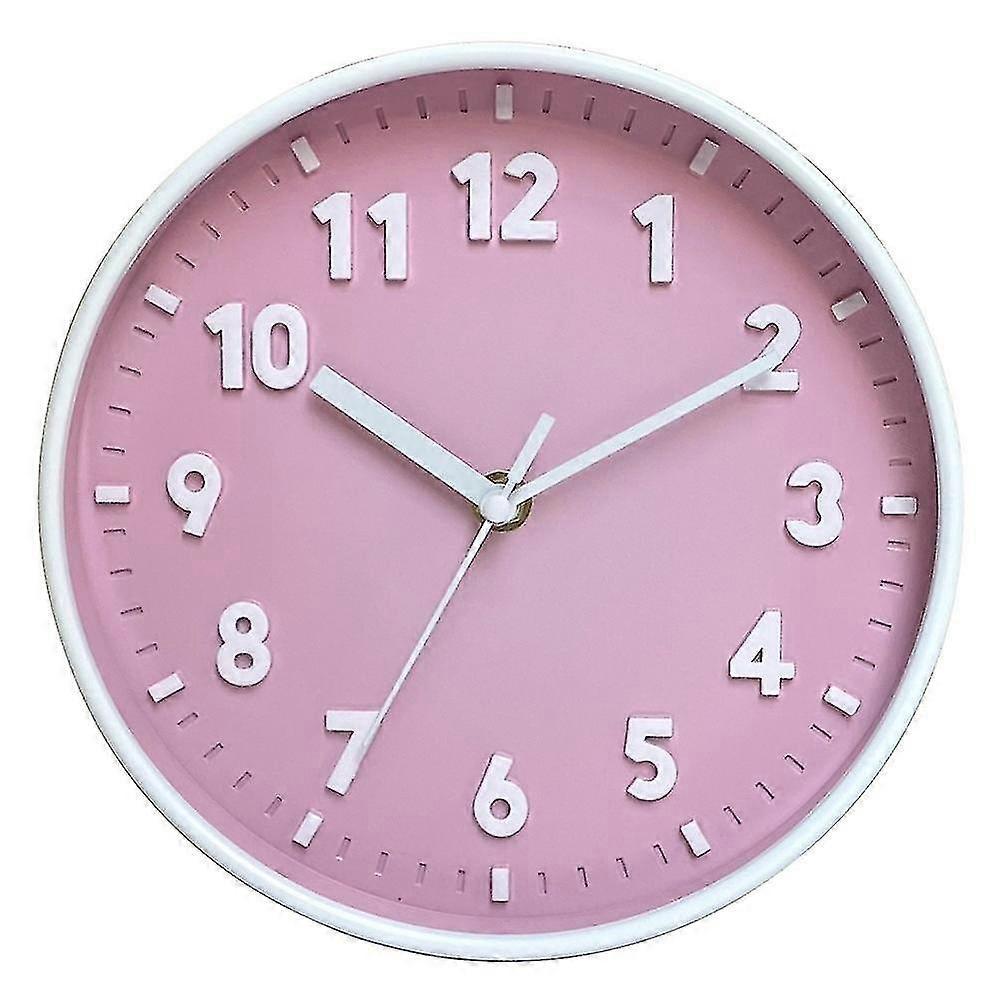 Vivid Colors Wall Clocks Round Simple Kids Room Decoration Silent Wall Watch Brief - RiRi