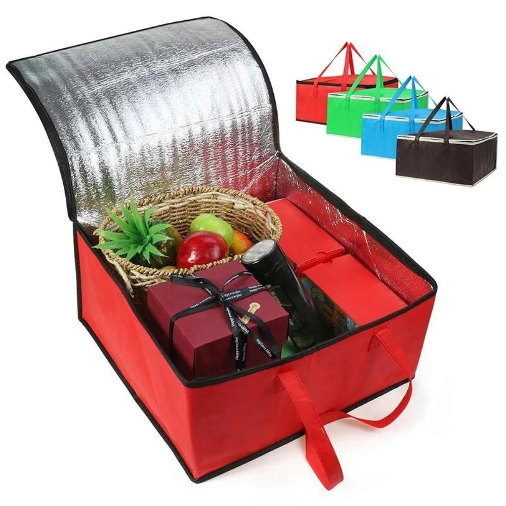 Portable Food Insulated Bags Waterproof Insulated Thermal Cooler Bag Lunch Bag  Outdoor