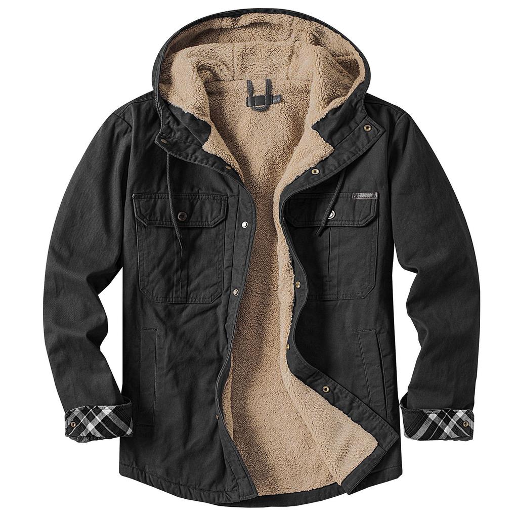 Winterjas Nieuwe Verdikte Fleece Warme Militaire Tactische Parker met Capuchon Outdoor Windbreaker Herenjas Kleding