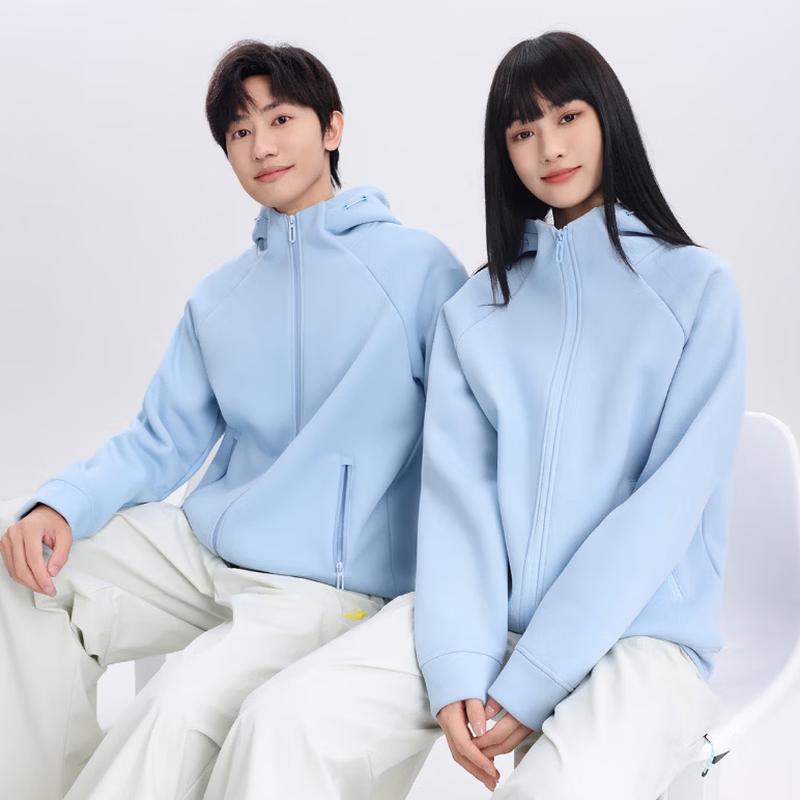 

Qidingbao Liquid Cotton Full-Zip Hoodie Jacket M