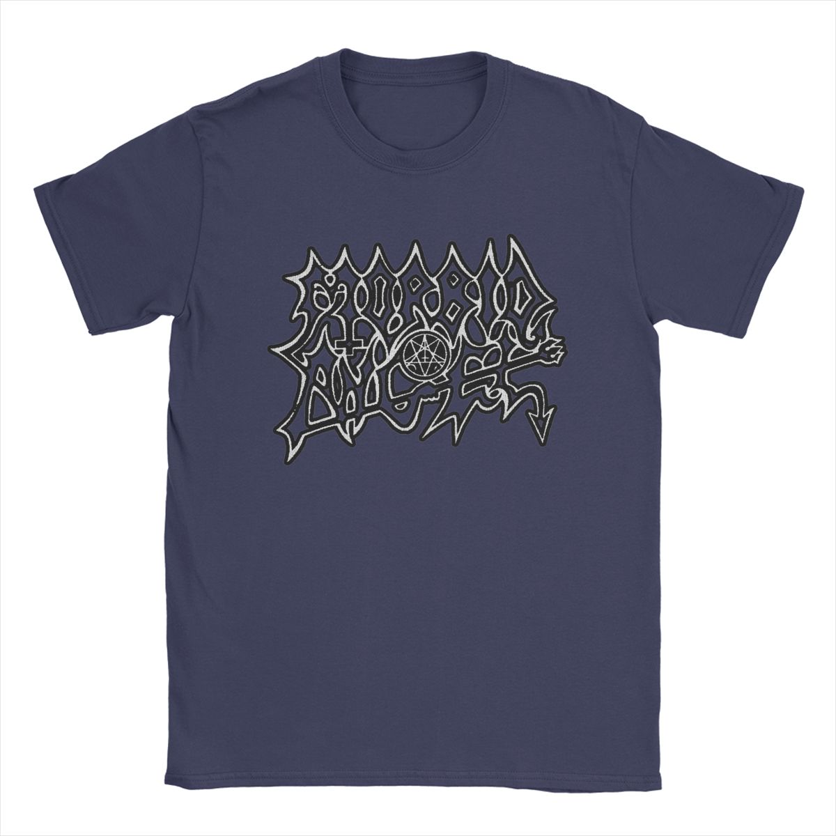 

Мужская футболка Morbid Angel Band из хлопка, забавная футболка с коротким рукавом и круглым вырезом, футболки для взрослых S