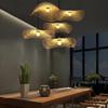 45/55/75CM Bamboo Pendant Lights E27 Lamp Fixtures Hanging Ceiling Light Bamboo Chandelier for Restaurant Home Bar Cafe Bedroom