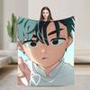 Alien Stage Anime Kawaii Blankets Fleece Air Conditioning Ivan Till Portable Lightweight Throw Blankets for Sofa Couch Rug Piece