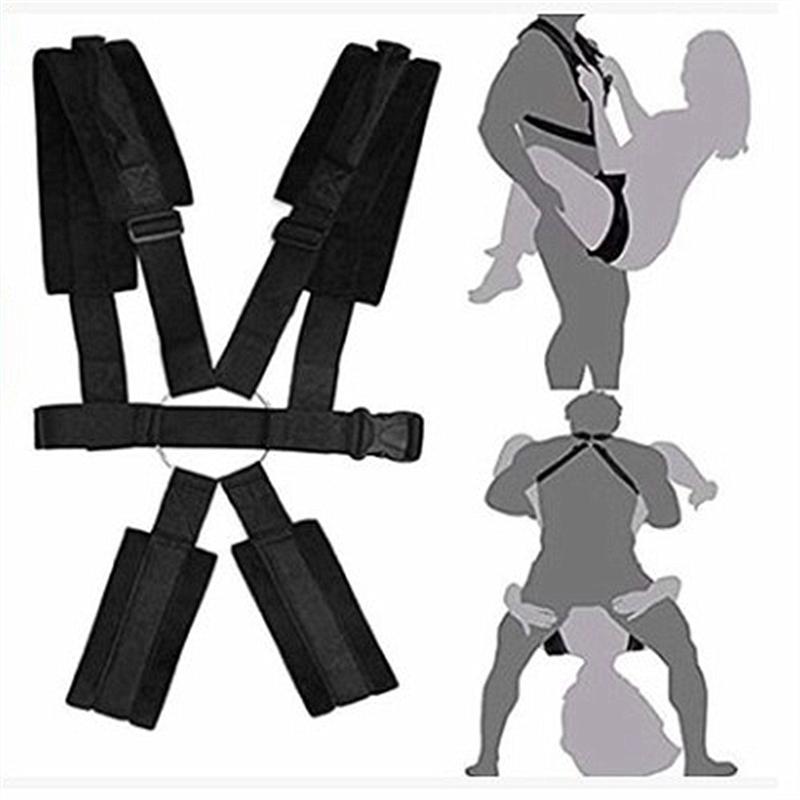 SM Fetish Sex na houpačce u dveří Erotické sexuální židle BDSM Pás Bondage Otroci Zádržné systémy Hračky pro dospělé pro ženy páry