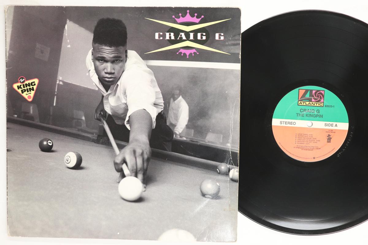 

LP Record CRAIG G Kingpin 820331 ATLANTIC 1989 US Rap HipHopRB Used