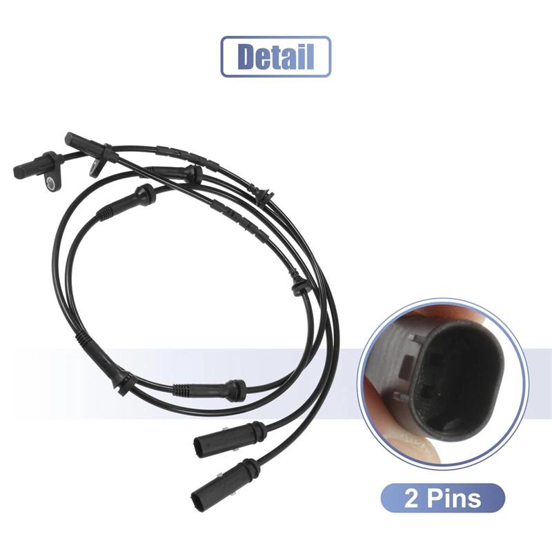 2 Pcs 34526869292 Front Abs Wheel Speed Sensor, Replacement For Bmw X3 2011-2017 X4 2015-2018 Sport Utility