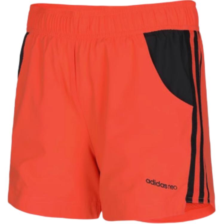 

Adidas Neo Sport Lifestyle Series Fashion Soft Athletic Shorts Women Shorts Orange DW7781 S
