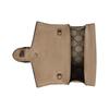 Gucci Borsa a Spalla Mini Borsa a Tracolla in Tela con Chiusura a Bottone Magnetico Logo Vintage Testa di Tigre Borse da Donna Beige Marrone Scuro 752029-KHNRN-8642