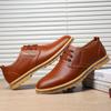 Mode Britisches Rindsleder Business Herren Kleiderschuhe Frühling Herbst Weiche Sohle Samt Erhöhungsschuhe Mann Mode Lässige Slipper Herren