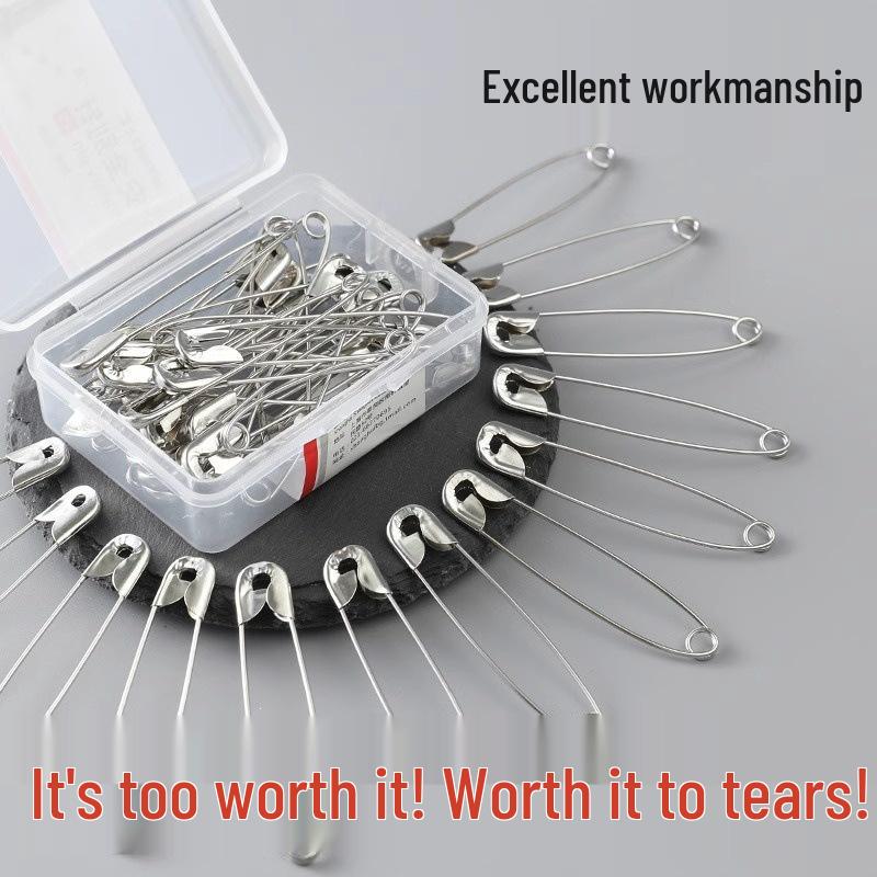 Paper Clips & Pins Set with Storage Box