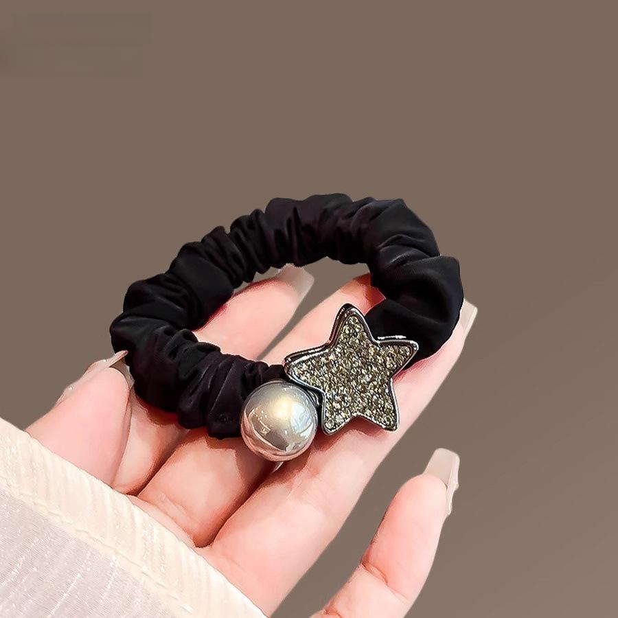 Coreean Retro Ochi de Pisică Stras Floare Elastic de Păr Bandă Elastică