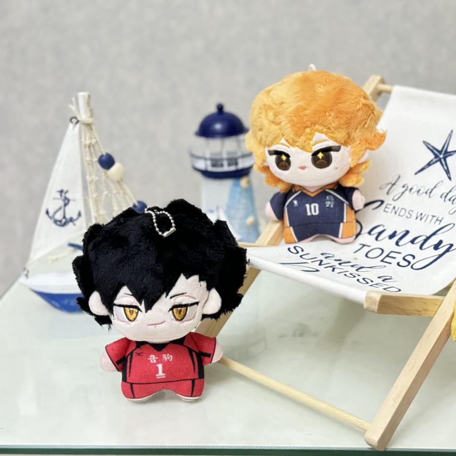 1Pc 12CM Kawaii Cotton Doll Haikyuu Plush Toys Anime Hinata Shoyo Tobio Kageyama Sugawara Koushi Kei Tsukishima Plushie Doll