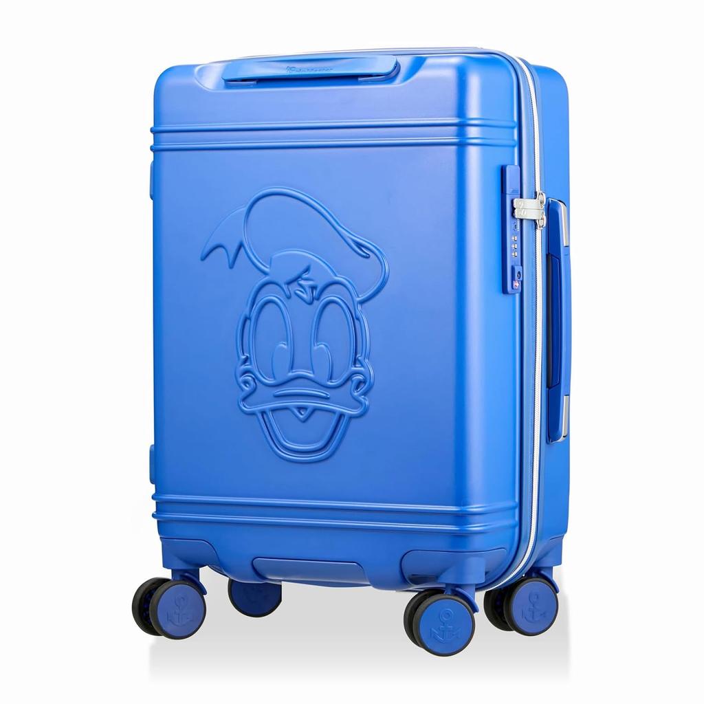 Suitcase S Size 30L Double Caster Shifure Lock Grip Master Zipper Type Disney HAP2212-48 DN1. Mickey Mouse Face Black