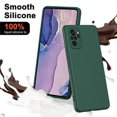 Liquid Silicone Case For Xiaomi Redmi Note 10 4G Note 10S Luxury Ultra-thin Shockproof Soft Phone Cover Redmi Note10 S 4G Case