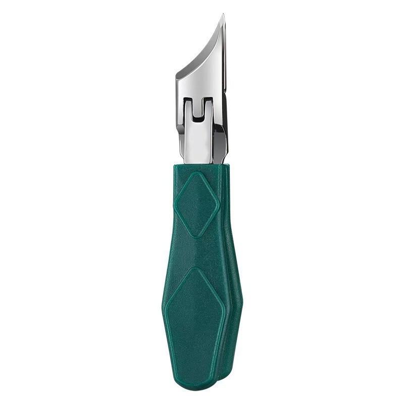 Fine-Tipped Angled Nail Clippers, Anti-Splatter, Large Opening, Portable for Thick and Hard Nails.