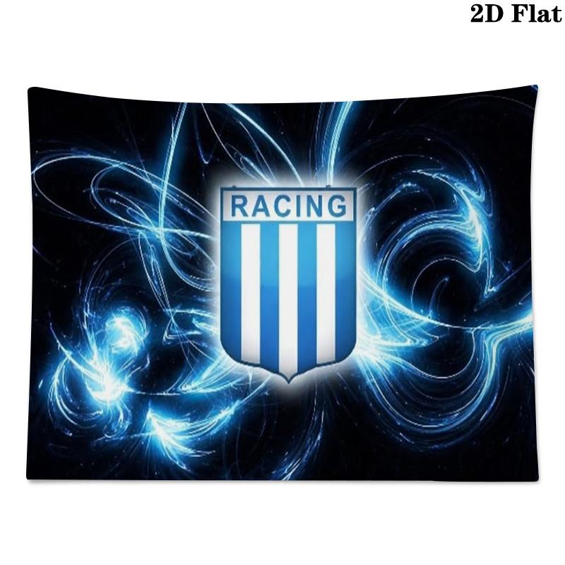 Racing Club Wall Tapestry Aesthetic Wall Hanging Printed Fabric Blanket Decorative Tapestries for Bedroom Living Room Home Decor