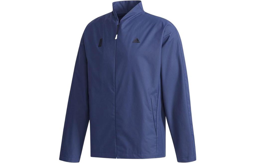 Adidas Jackets Men's Blue Stand Collar Moderate Instructor CV6230