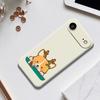 For iPhone Air Case Cute Deer Pattern Printing Straight Edge TPU Phone Back Cover