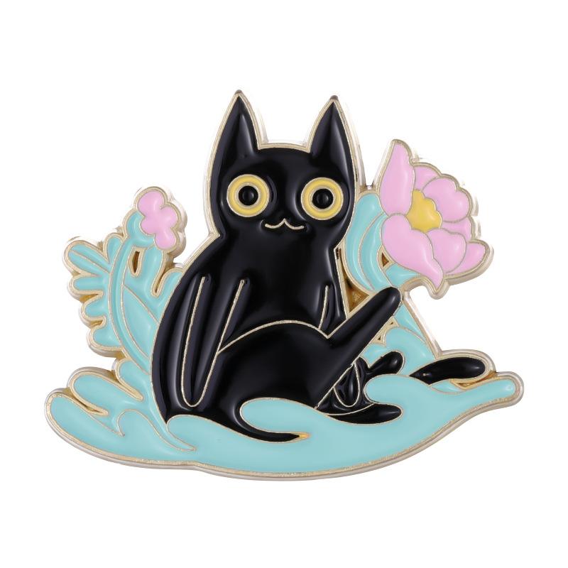 

Whimsical Pin Cat Brooch Ideal For Versatile Floral Decoration And Unique Giving Gift XZ7783
