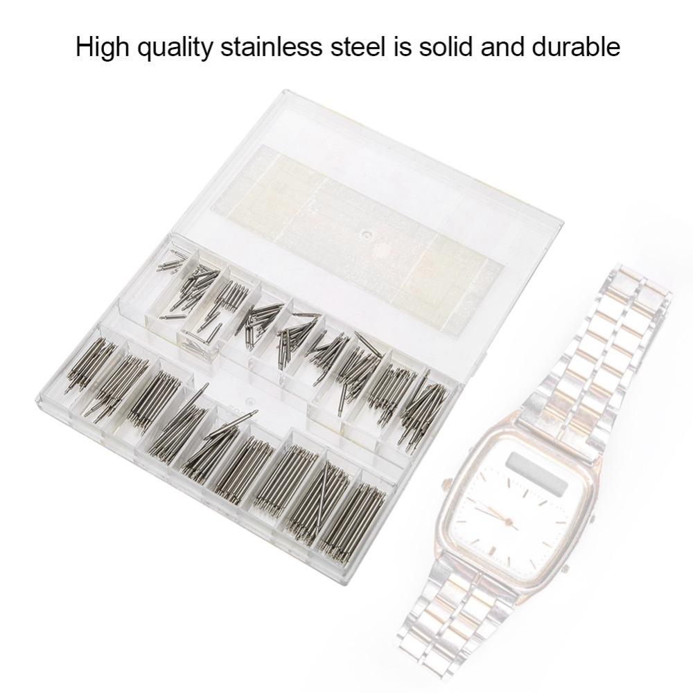 270Pcs 8-25mm Size Watch Strap Ear Sets Stainless Steel Watch Band Pins  Watch Maintenance
