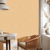 Checkerboard Wallpaper Cream, Gold and White for Living Room and Bedroom 50x1000