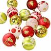 Shatterproof Christmas Bauble,Balls Ornaments Collection In White, and Gold Perfect for Tree Decoration Beautiful