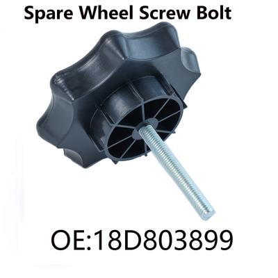 VW Golf MK4 Bora Classic Polo Jetta Beetle Juodas Galinio Varžto Adapteris Atsarginio Ratlankio Tvirtinimo Varžtas Ratlankio Varžto Veržlė 18D803899