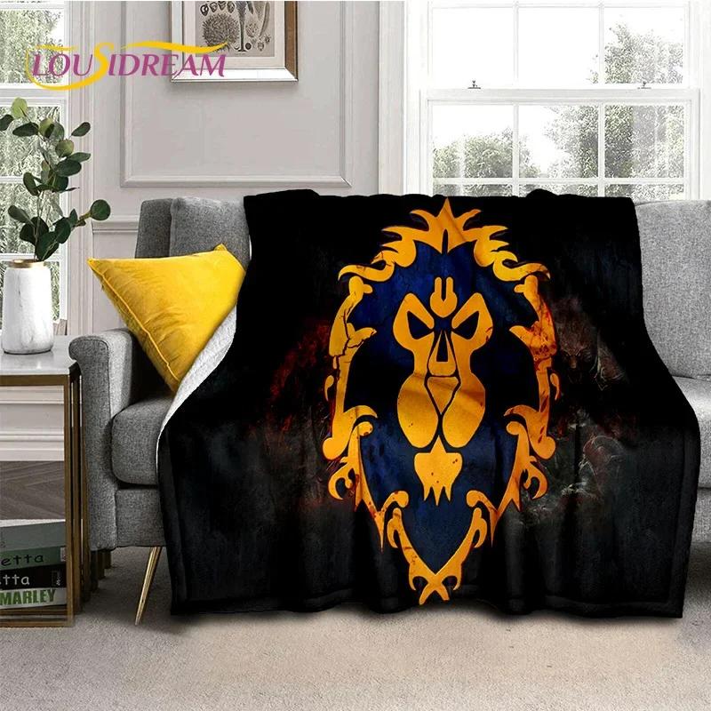 WOW, World of Warcraft Demon Hunter, Lich King Game Flannel Blanket for Beds Bedroom Sofa Picnic,Throw Outdoor Leisure 013