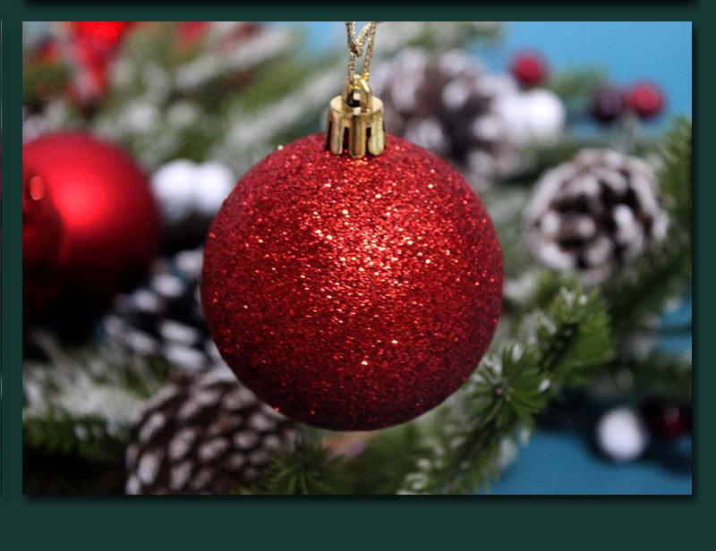 100-Piece Christmas Tree Ornament Set: Shiny, Hollow 3-6cm Balls