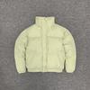 Mens Thick Puffer Jacket Warm Winter Streetwear Loose Fit Cotton Coat Teens