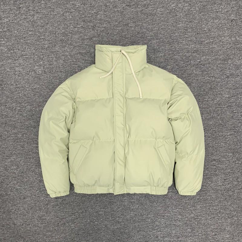 Mens Thick Puffer Jacket Warm Winter Streetwear Loose Fit Cotton Coat Teens