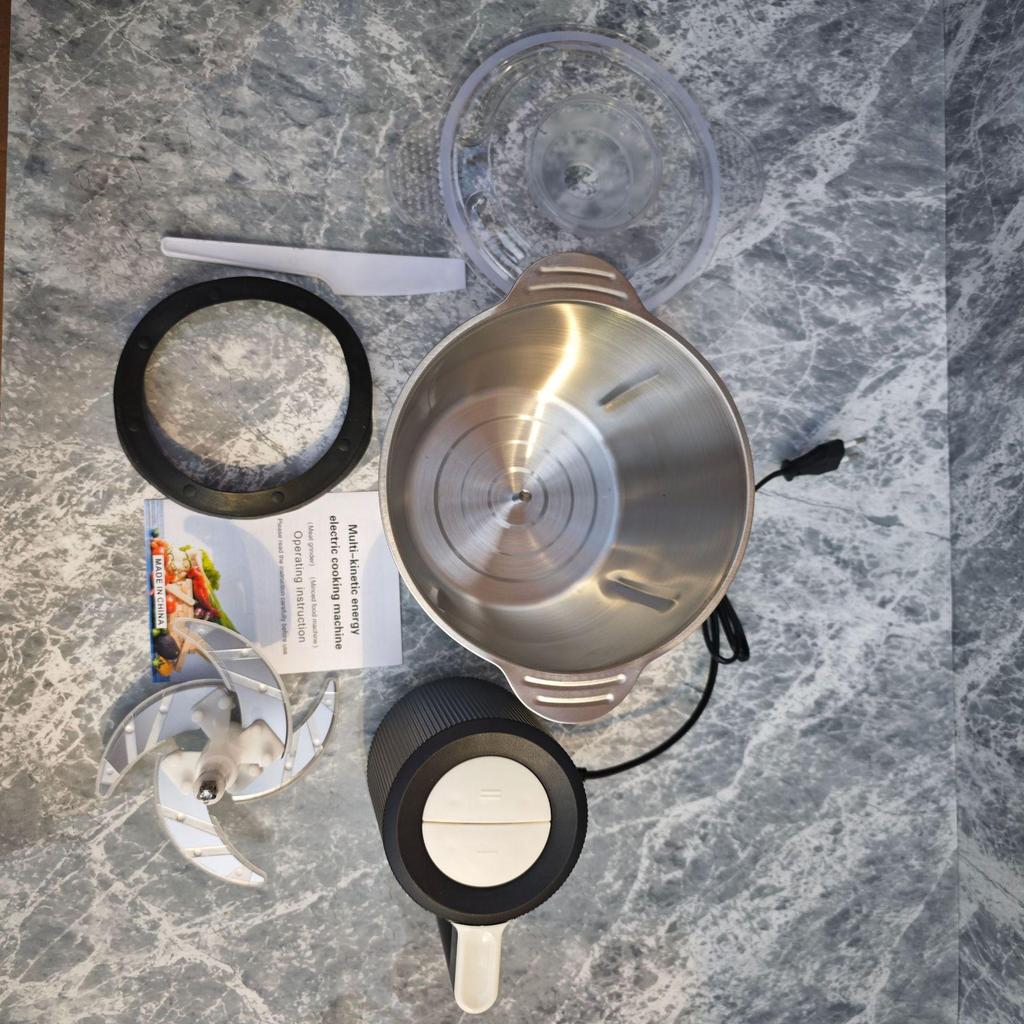 Stainless Steel Multifunctional 5-Speed Food Processor & Baby Food Maker, 2L Capacity