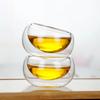 Verdicktes hochtemperaturbeständiges doppelwandiges High-Borosilikatglas Kung Fu Tasse leichter Luxus Haushalt Teetasse Tasse 50ml